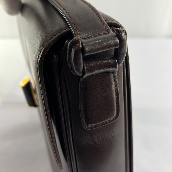 Vintage Gucci Turn-lock Brown Leather Shoulder bag - Picture 15 of 15